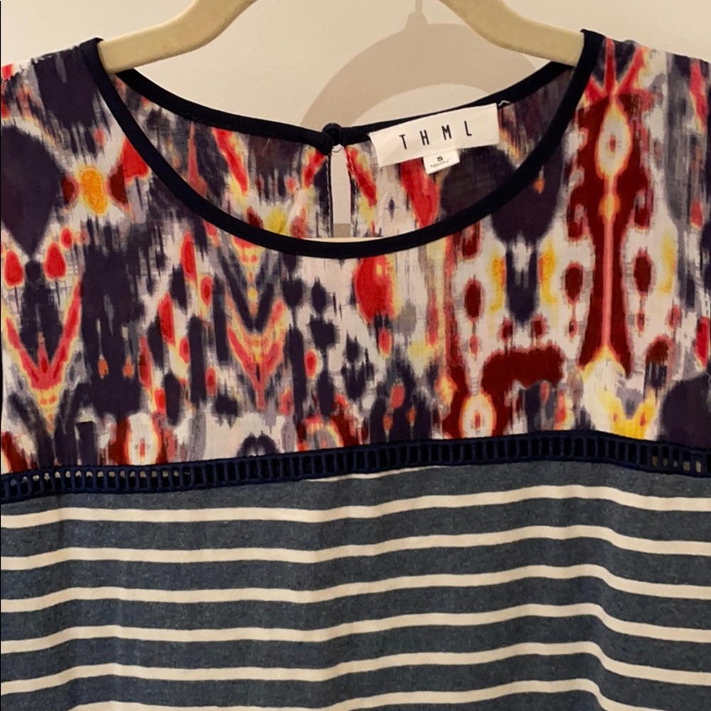 Striped sleeveless sundress